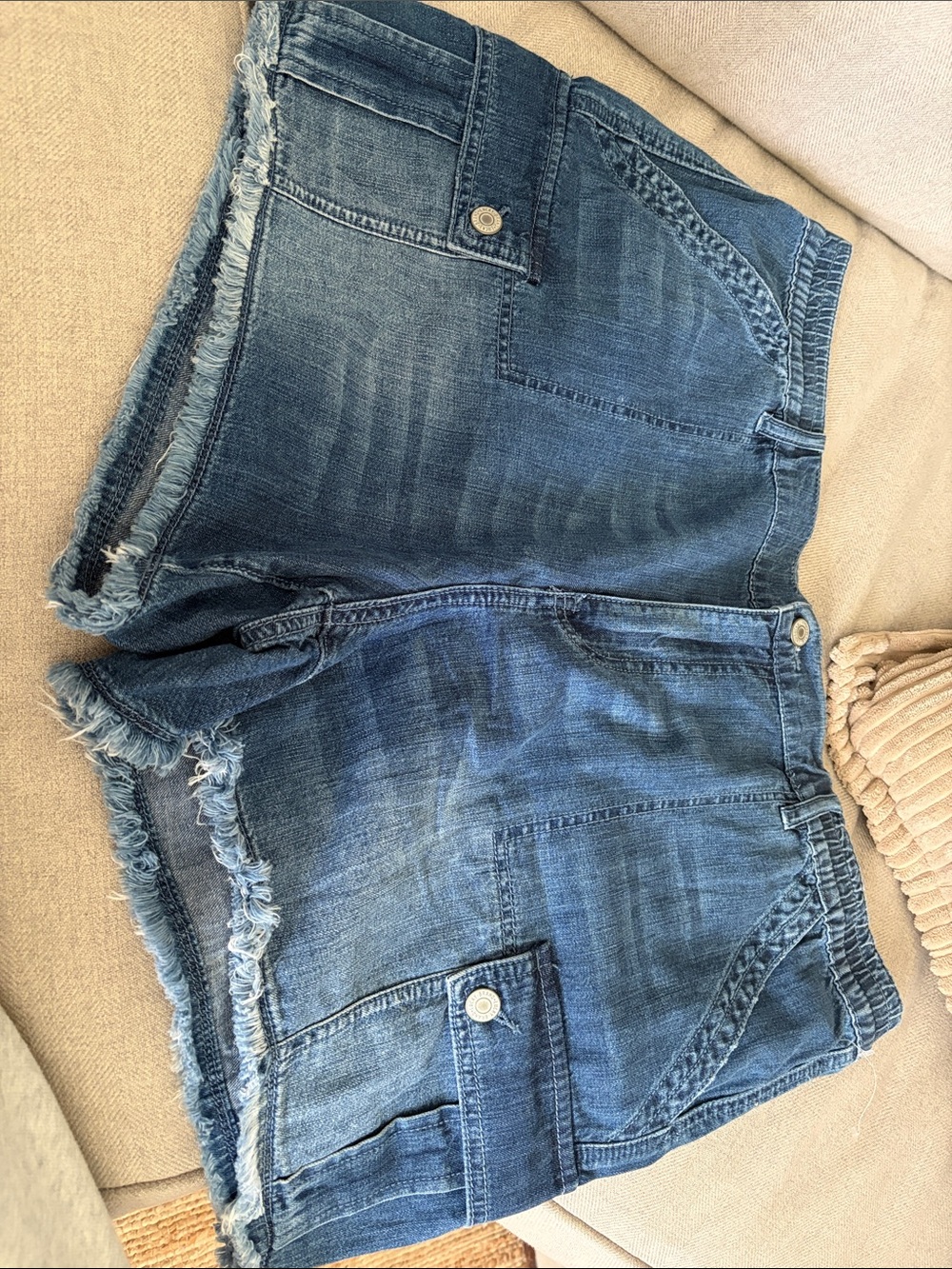 Denim shorts